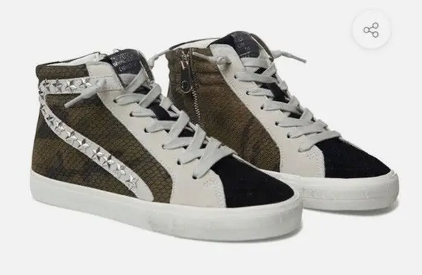 Vintage Havana Kayla Army croco with studs womens size 7 With Box And Dust Bag