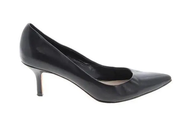 Elie Tahari Kitten Heels 9.5 3β Black 39.5 Business Casual Career Professional