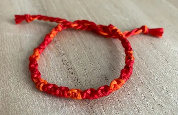 Handmade Acadia Bracelet anklet trendy comfortable tie embroidery thread woven gift