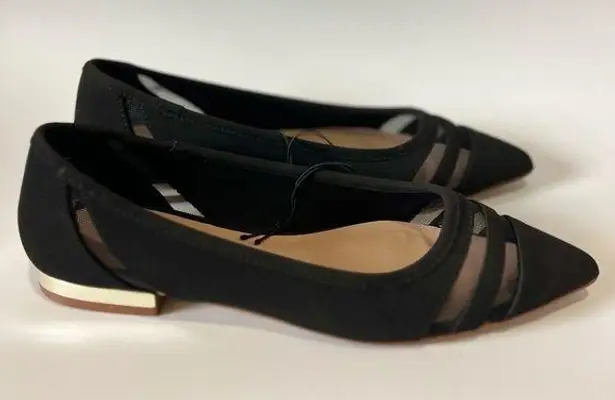 ALDO NWOT  Pointed Toe Ballerinas With Laser Cut Sz 6M