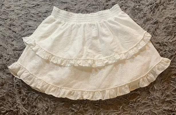 NWT Peixoto white Quinn Crop Top (sz S) & Aurora Mini Skirt (sz M) set