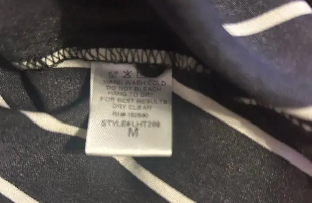 Love + Harmony  black, red & white stripe blouse