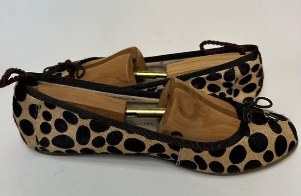 Gap  Women’s Leopard Print Ballet Flat Leather Animal Cheetah Calf Hide Shoes 7.5