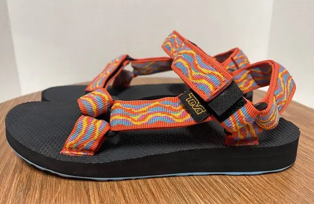 Teva 80'S ORIGINAL UNIVERSAL REVIVE STRAPPY SANDALS, WOMEN US 5/ EUR 36