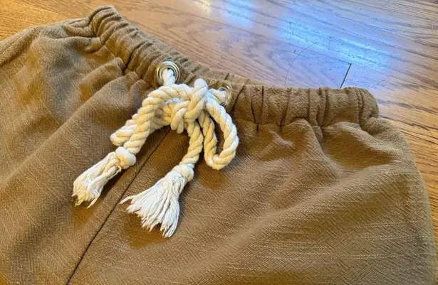 Rope drawstring short size s/M Tan