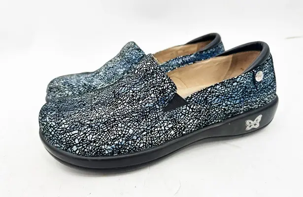 Alegria Keli Pro Crackle and Pop Slip On Arch Support Clog Shoes Size 40