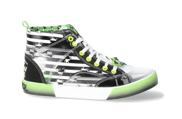 Beetle Juice Sneakers Green Size 9.5