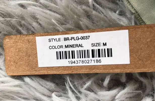 SKIMS Cotton Plunge Bralette in Mineral M