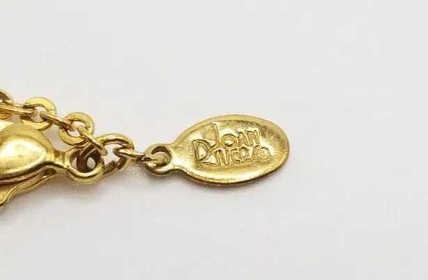 Joan Rivers Statement Necklace Gold Tone Filigree Mandala Sunburst Pendant