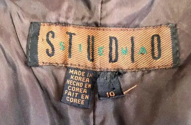 Siena Studio Vintage 80s 90s Suede Brown Pants Cocoa Chocolate Western size 10