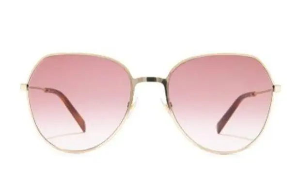Givenchy 60mm Gradient Sunglasses Gold Pink