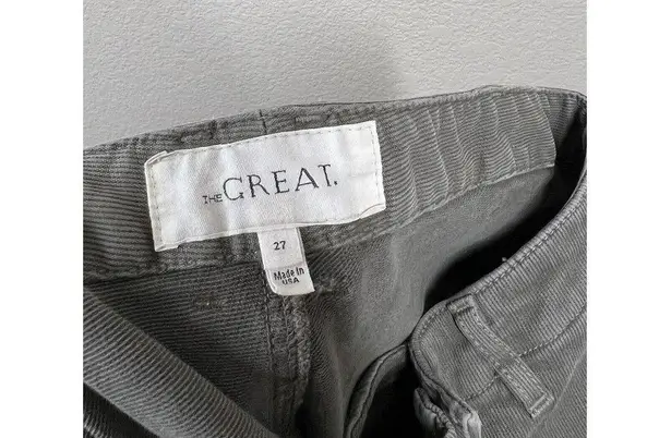 The Great Corduroy Skinny Ankle Pants Size 27 Sage Green