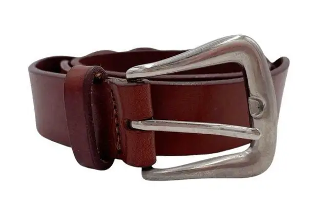 Limited Too Vintage Y2K The Deep Brown Leather Braided Belt Size Small Western