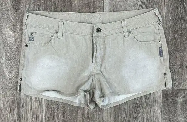 Silver Jeans  Co Vintage Khaki Denim Shorts Womens Size 31 2.5” Inseam Light Wash