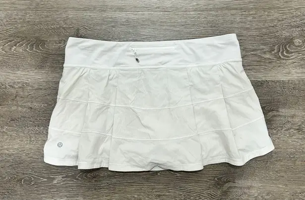 Lululemon Pace Rival Skirt White