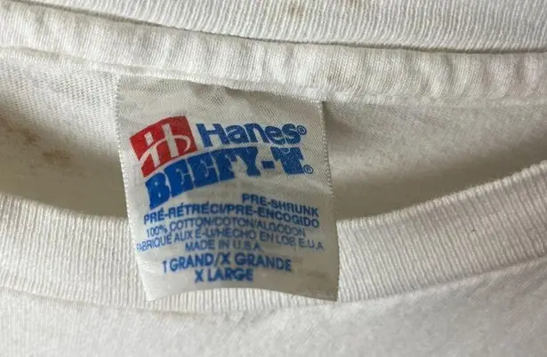 Vintage 90s Coaches Good Players T Shirt White XL Extra Large Single Stitch Logo