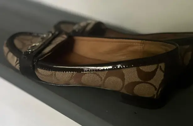 Coach Enrica Monogram Loafer Flats