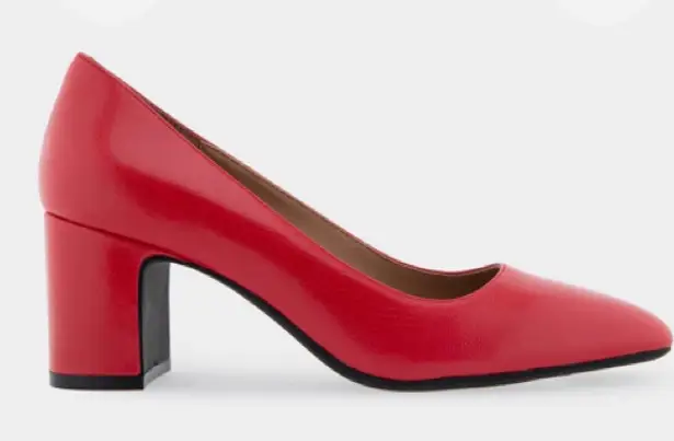 Aerosoles Comfortable MINETTA Mid-heel Pump, Racing Red Leather, Size 8.5W, NWT