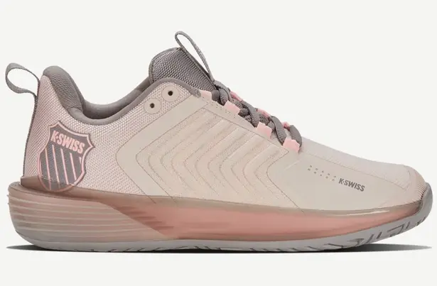 K-Swiss Women's Athletic Shoes in Pink and Gray