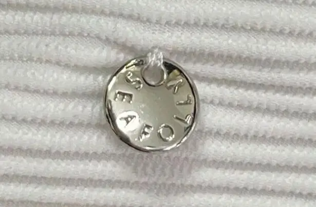 Seafolly Essentials Ribbed Bikini Bottoms Women’s Size 4 High Cut White Swim - Image 15