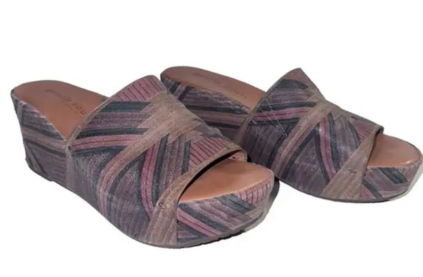Gentle Souls Forella Platform Slip on Sandal slide size 9.5