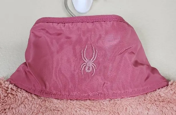 Spyder Womens L Cozy Quarter Snap Pullover in Misty Rose NEW