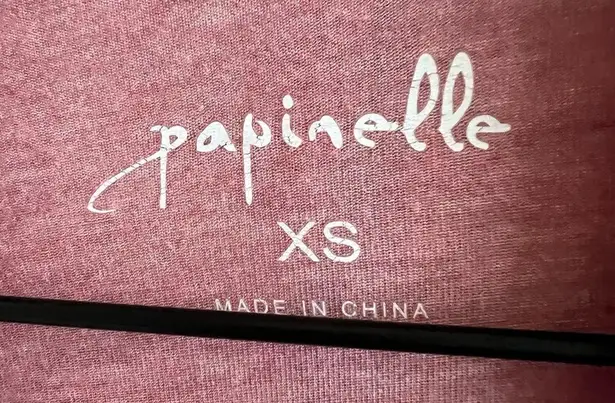 Papinella Heather Pink Attached Tie Soft Lightweight Stretchy Loungewear Robe XS