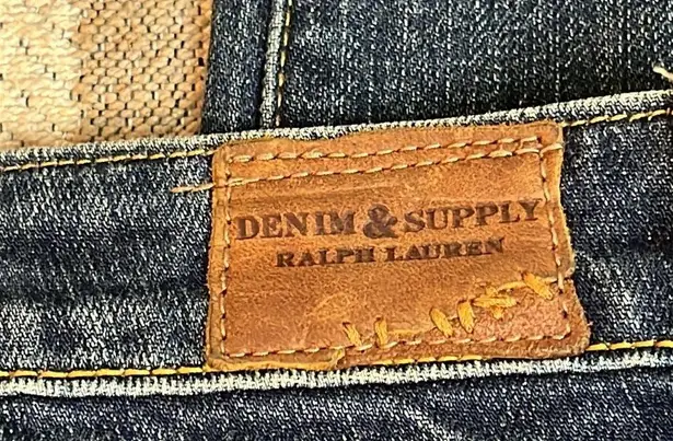 Denim & Supply Ralph Lauren Ralph Lauren Denim & Supply Skinny Gold Embroidered Distressed Jeans