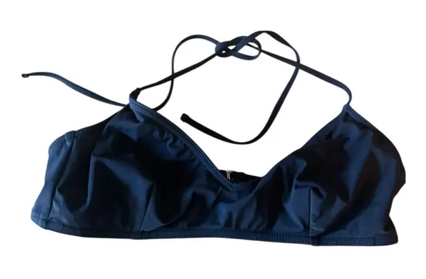 GapBody Navy Blue Bikini Top Size M Size M
