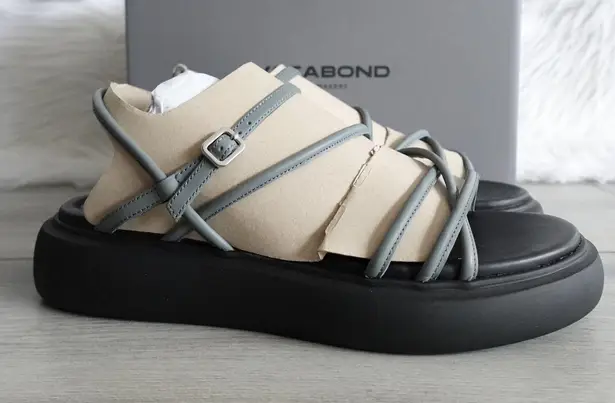 Vagabond Shoemakers Blenda Strappy Sandal in Ash Blue