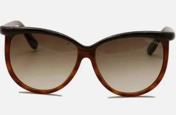 Tom Ford Josephine Sunglasses Havana Frame with Brown Lens