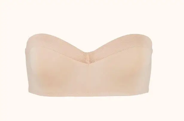 Lively Wireless Strapless Bra Tan Size 36 C