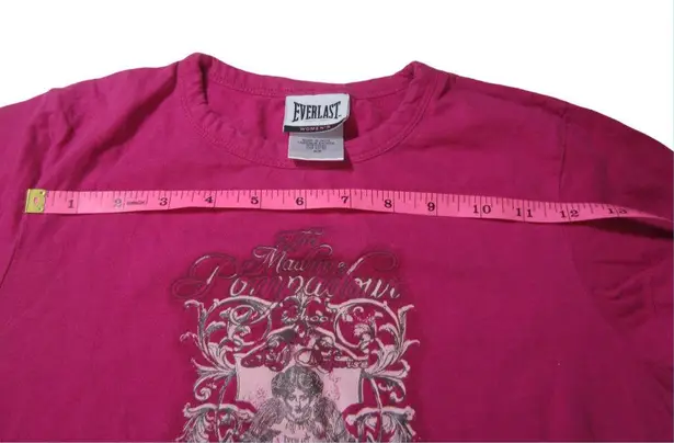 Everlast  Hot Pink Crew Neck Tee Short Sleeve Graphic Women T Shirt Size S