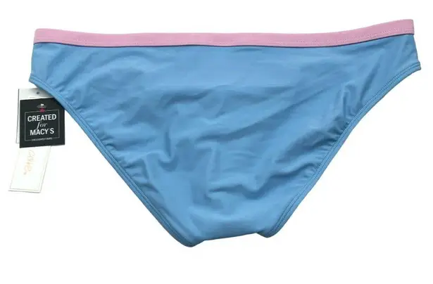 Salt + Cove Juniors' Binding Hipster Bikini Bottoms Color Block Periwinkle L Blue Size undefined