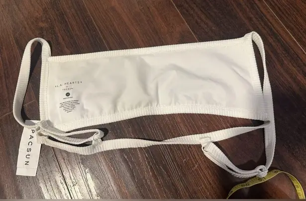 LA Hearts Pacsun  white bikini top NWT medium