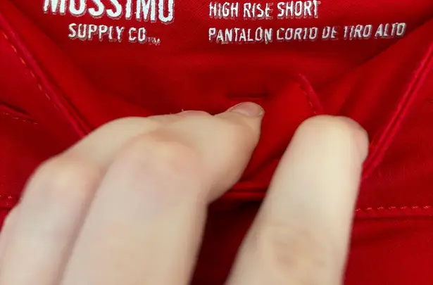 Mossimo Supply Co Mossimo Red Denim Shorts