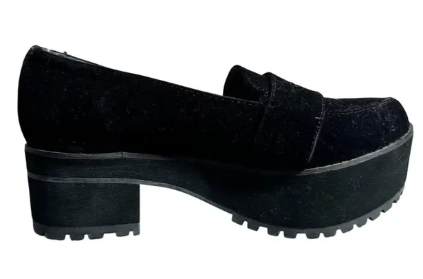 Liberty Doll Shoe Women 7 Black Mary Jane Loafer Y2K Platform Dark Academia