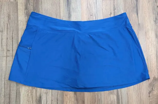 Sweet Escape Blue Athletic Skort Skirt Shorts Built