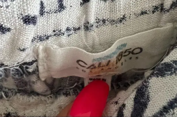 Cali 1856 Los Angeles Paperbag Linen Blend Baja Pants Printed Large