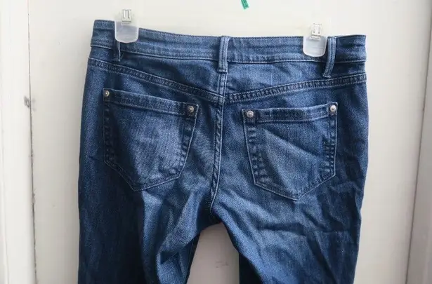 J. Jill Denim authentic fit cropped jeans ankle in blue size 2P petite.