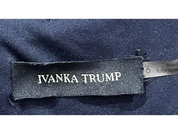 Ivanka Trump Sleeveless Navy Blue Zip Back Jumpsuit