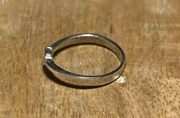 Vintage Mini Heart Silver Ring