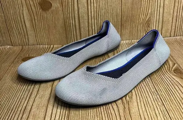 Rothy's The Flat Round Toe Flax Cream/Gray Comfort Ballet Flats
Women’s…