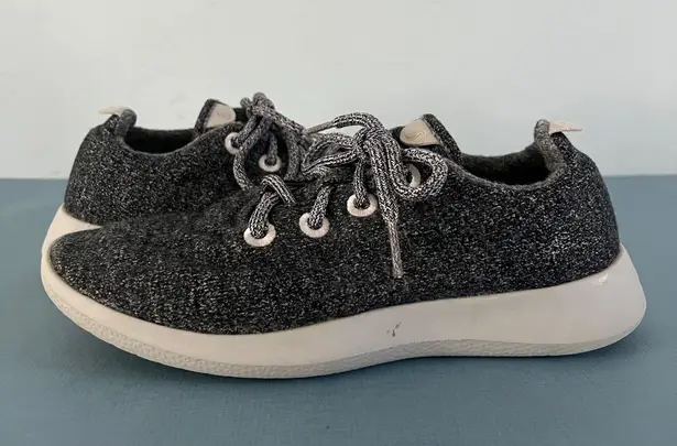 Allbirds Wool Runners Natural Grey Lace Up Sneakers