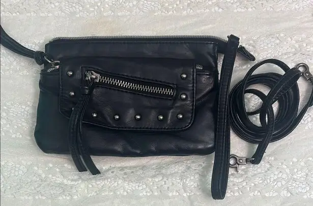 Mossimo Supply Co Black Crossbody Bag with Tassel Accents
