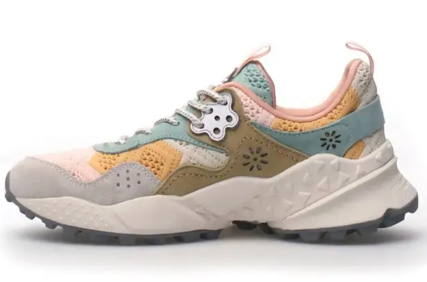 The Mountain NWT Flower Kotetsu Sneaker (Women) - Taupe/Green Size 8