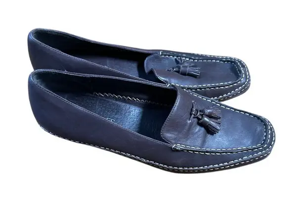 Aerosoles Leather Tassel Loafers Comfort Driving Moccasins Classic Flats