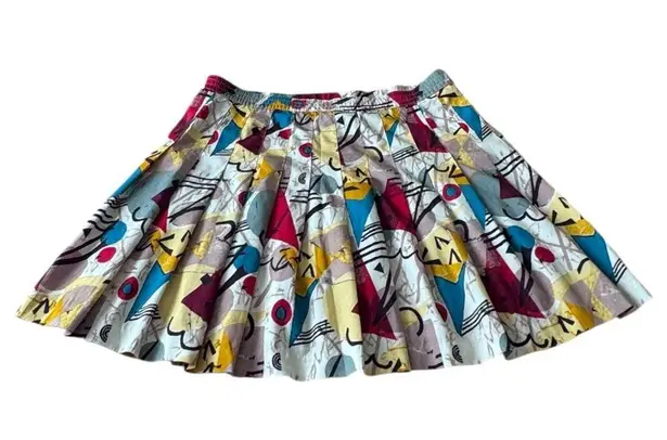 Vintage 90s Prince Abstract Pleated Tennis Skirt Size 14 Multiple