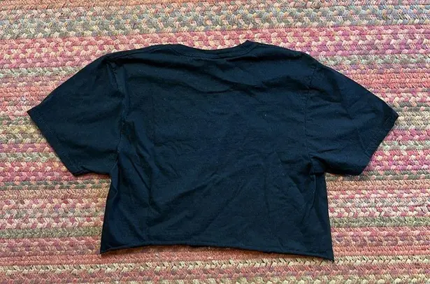 BIBLE STUDY CHEEKY PH BLACK CROP TEE HALLOWEEN COSTUME COSPLAY