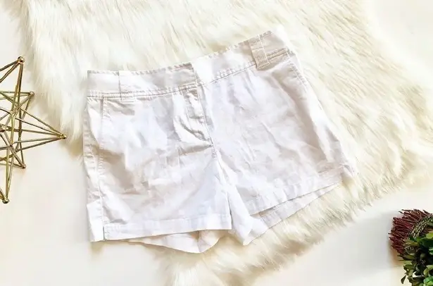 New York & Co. Womens White Audrey Shorts - Sz 2